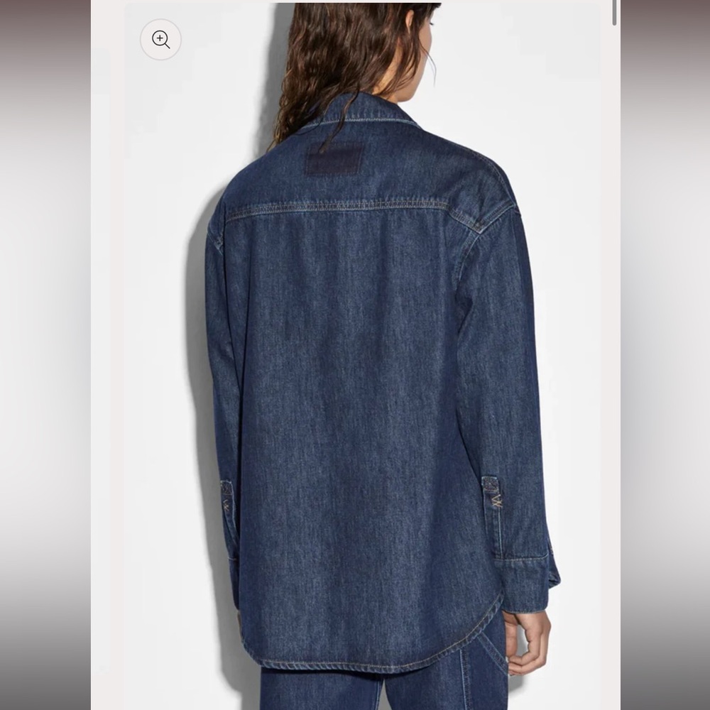 Ksubi Dark Indigo Denim Button-Down Shirt - Picture 4 of 5